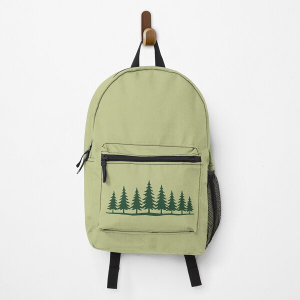 Item preview, Minimal Forest Silhouette – Evergreen Pine Tree Line Design in Green Tones designed and sold by NoctaHike.