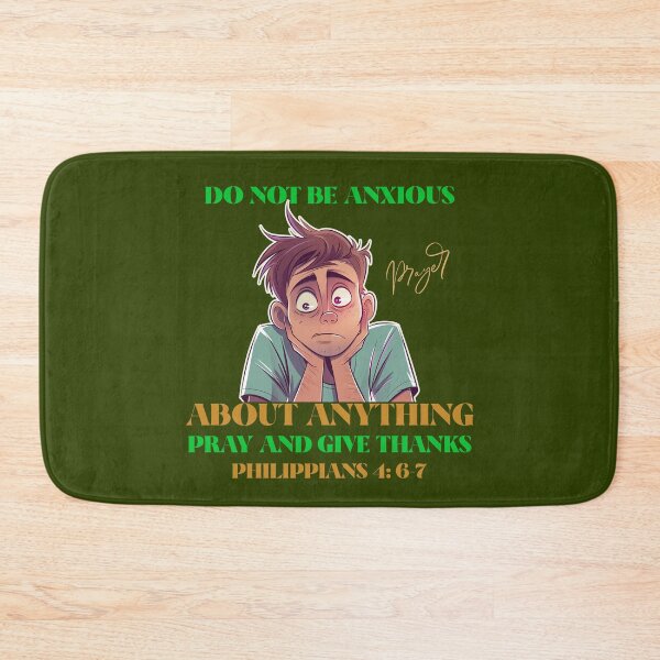 Item preview, Do Not Be Anxious About Anything | Pray And Give Thanks | Philippians 4: 6-7 designed and sold by Mrs. Kizzy Gillis Heavenly-Merch.