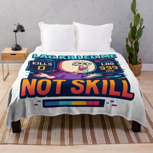 Item preview, Lag Killed Me Funny Gamer Rage Meme Design. designed and sold by The-T-In-Retro.
