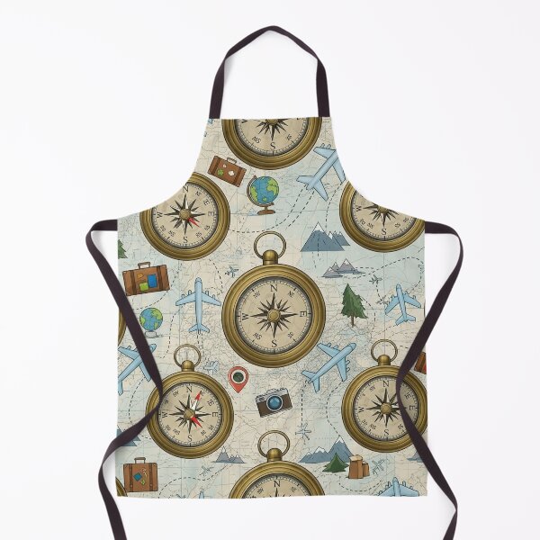 Artikelvorschau, Nahtloses Vintage-Reise- und Navigationsmuster entworfen und verkauft von MySignatureItems.