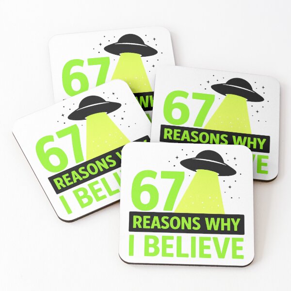 Item preview, 67 Reasons Why I Believe In UFOs designed and sold by JenesisTees.
