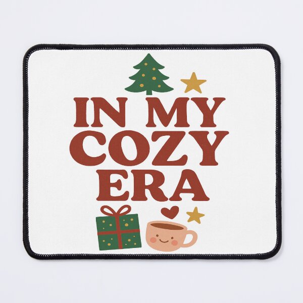 Item preview, In My Cozy Era Christmas Edition | Retro Holiday T-Shirt | Festive Warm Winter Design designed and sold by ZYNORAworld.
