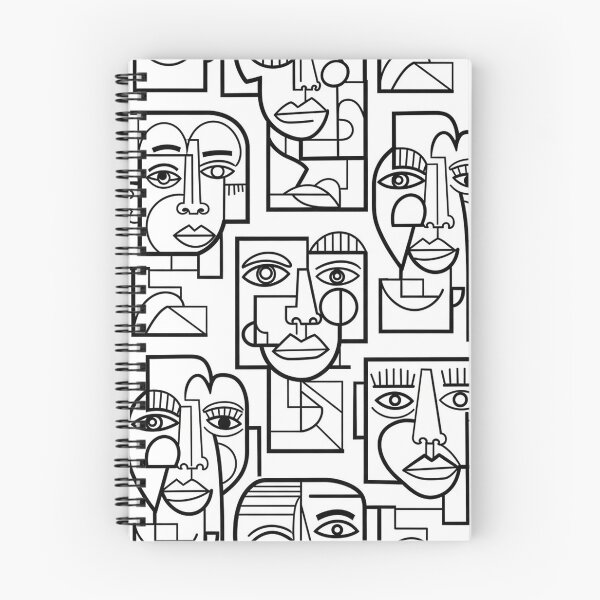 Item preview, Abstract Geometric Faces Seamless Pattern designed and sold by MySignatureItems.