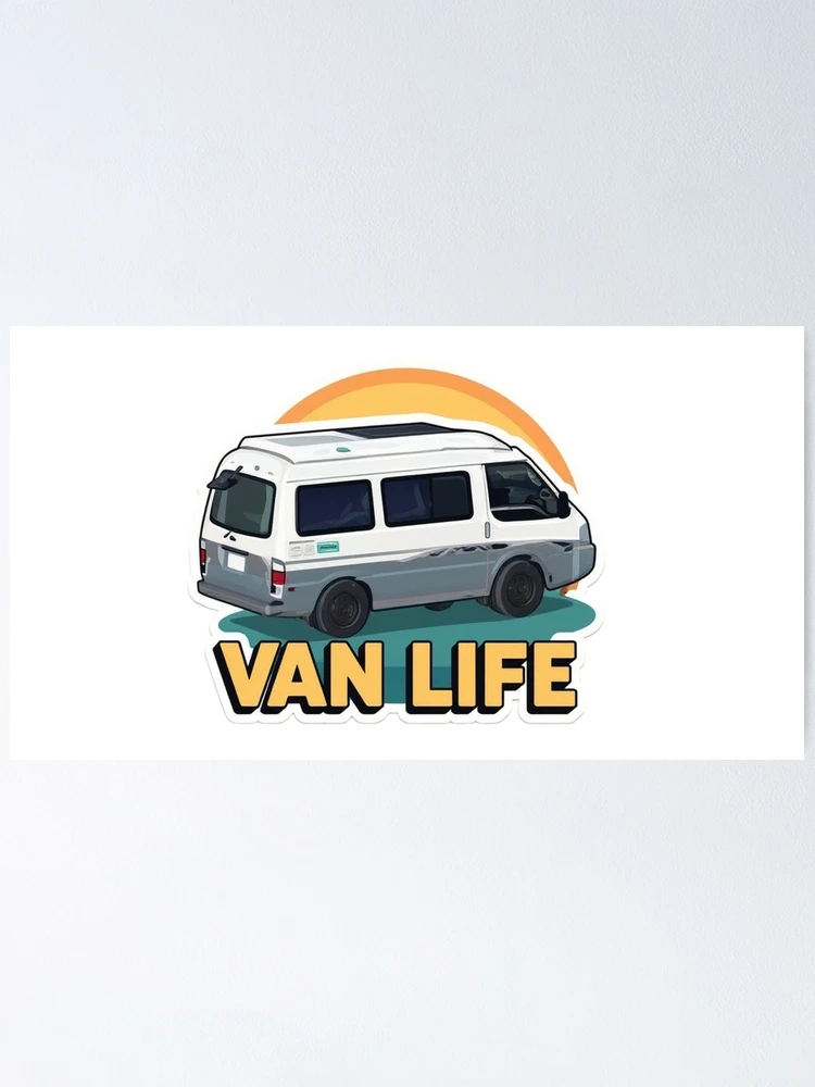 Thumbnail 1 of 3, Poster, Van Life designed and sold by ReyechMac.