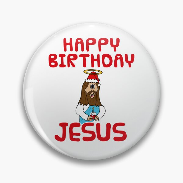 Item preview, Happy Birthday Jesus Christmas Christian Church Xmas designed and sold by doodlerob.