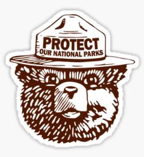 Pegatina Protege nuestros parques