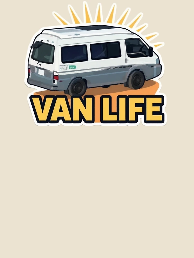 Thumbnail 4 of 4, Relaxed T-Shirt, Van Life Rays designed and sold by ReyechMac.