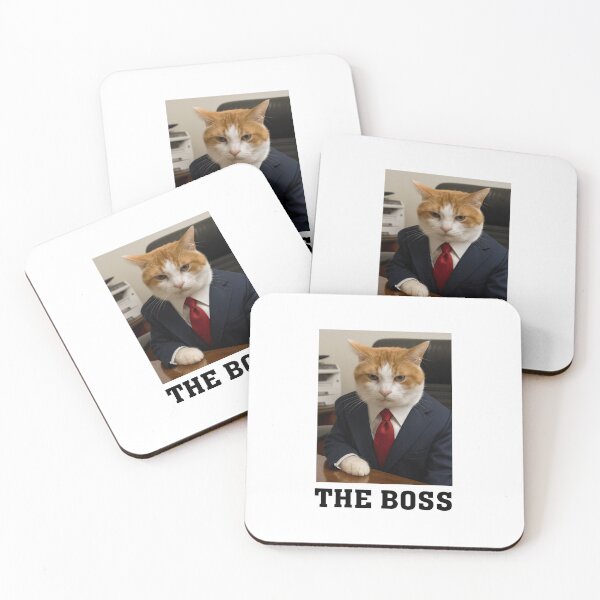 Item preview, The Boss cat- orange designed and sold by ChristisDesigns.