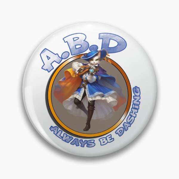 Item preview, A.B.D (Always Be Dashing) designed and sold by Saving Throw Designs.