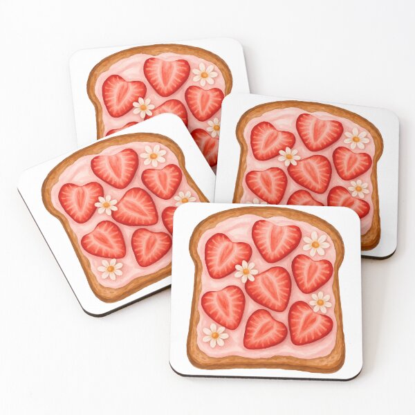 Item preview, Strawberry Toast designed and sold by Mochi Doodle.