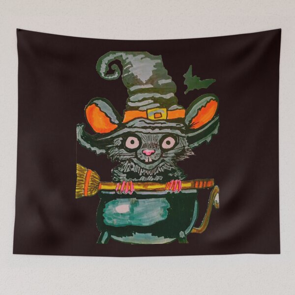 Item preview,  MOUSE GOES BATTY FOR HALLOWEEN designed and sold by JoAnnHayden.