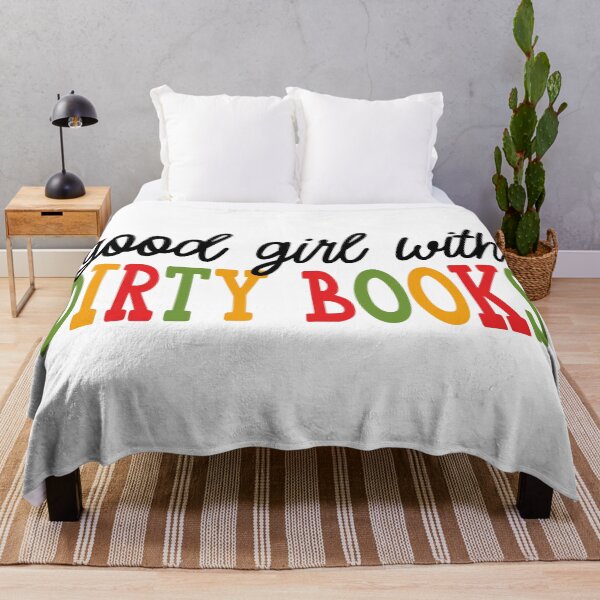 Item preview, Good Girl With Dirty Books Shirt – Spicy Book Lover Tee Gift for Her, Good Girl With Dirty Books Sweatshirt – Cozy Romance Reader Gift for Bookworms, Bookworm Library Girl Gift for Students designed and sold by Noe Mill.