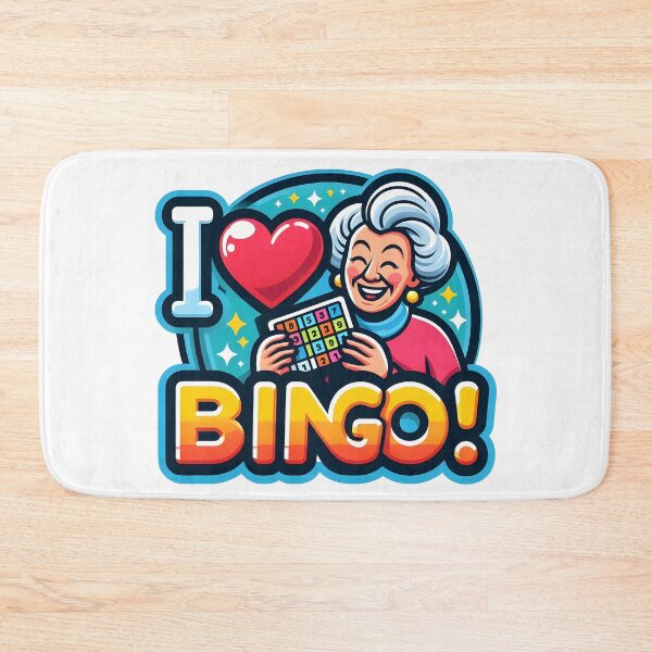 Item preview, I Love Bingo - Cheerful Women Bingo Player Design. designed and sold by The-T-In-Retro.