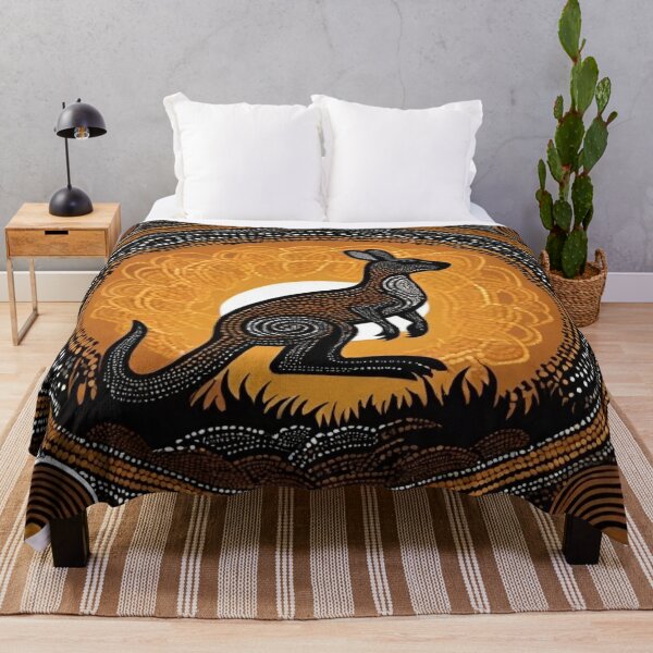 Item preview, “Cute Kangaroo Illustration | Australian Animal Art” designed and sold by Yoosa.