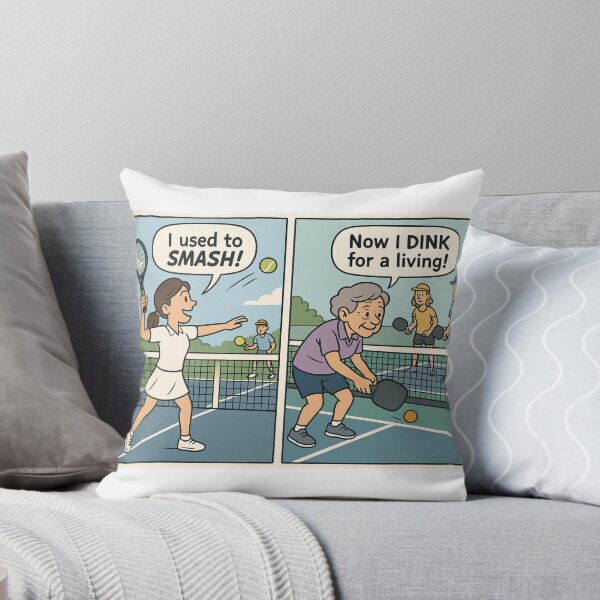 Item preview, From Tennis Smashes to Pickleball Dinks designed and sold by Print Unfiltered.