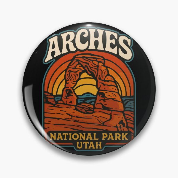 Item preview, Arches National Park Utah Retro Travel designed and sold by TomFrontierArt.
