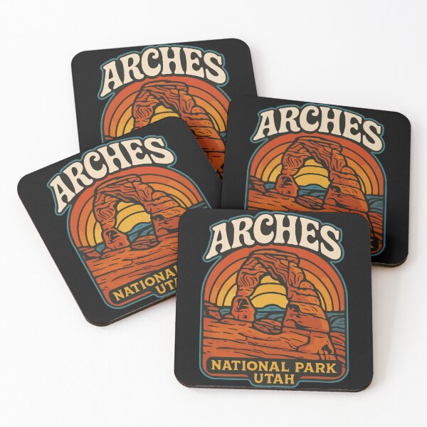 Item preview, Arches National Park Utah Retro Travel designed and sold by TomFrontierArt.