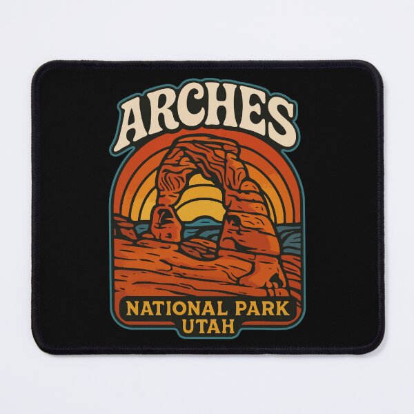 Item preview, Arches National Park Utah Retro Travel designed and sold by TomFrontierArt.