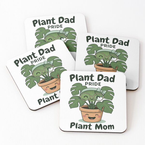 Item preview, Plant Dad and Mum Pride – Cute Monstera Cartoon Mug Design designed and sold by Dubaay.