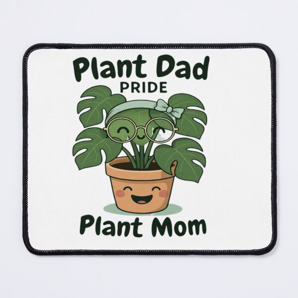 Item preview, Plant Dad and Mum Pride – Cute Monstera Cartoon Mug Design designed and sold by Dubaay.