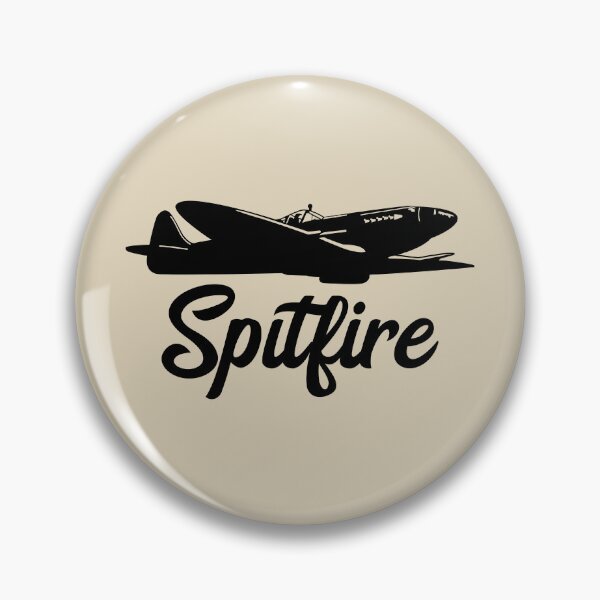 Item preview, Spitfire British WW2 Fighter Plane Flying Silhouette designed and sold by MilitaryMart.