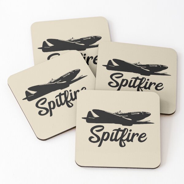 Item preview, Spitfire British WW2 Fighter Plane Flying Silhouette designed and sold by MilitaryMart.