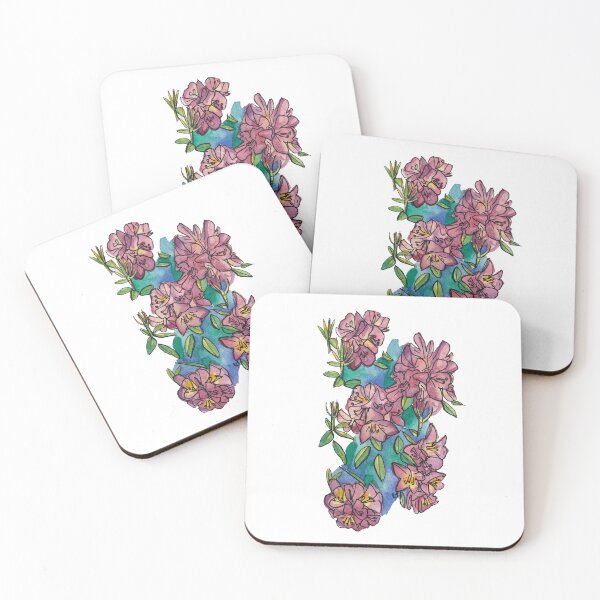 Item preview, Rhododendron Watercolor designed and sold by Rachel Kenaston.