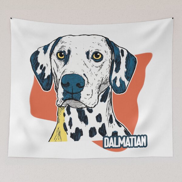 Item preview, Dalmatian Drama: Bold Spots & Fierce Stare in Graphic Glory designed and sold by ForeverPrintsOK.