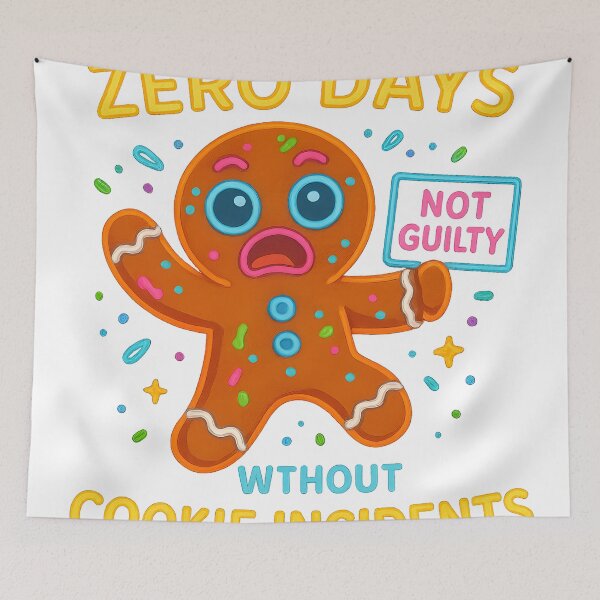 Item preview, Zero Days Without Cookie Incidents designed and sold by Savannarojas.