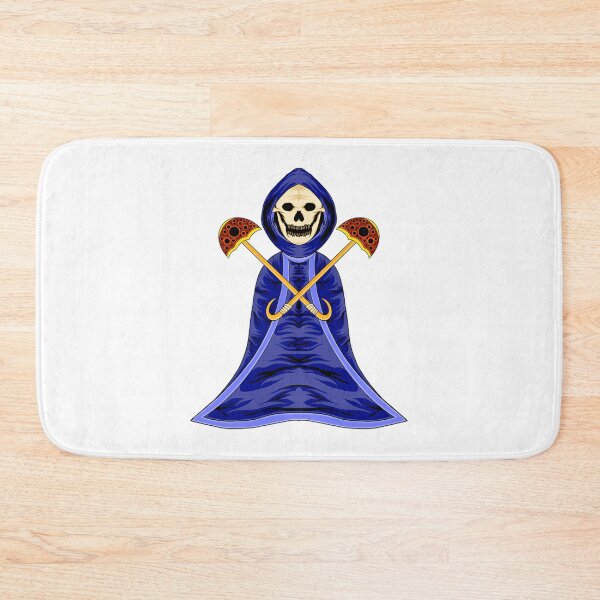 Item preview, Royal Blue Reaper with Twin Golden Axes designed and sold by MythWoot.