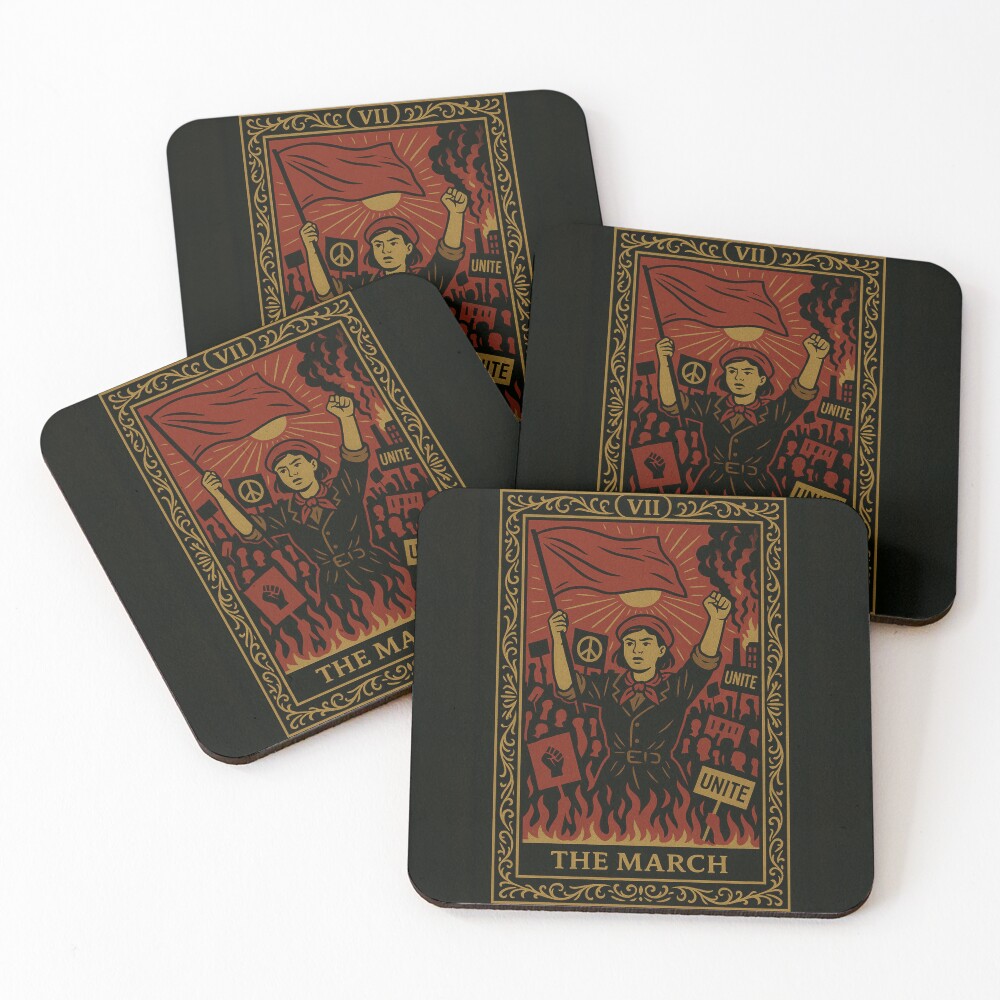 Item preview, Coasters (Set of 4) designed and sold by UnitedThreads.