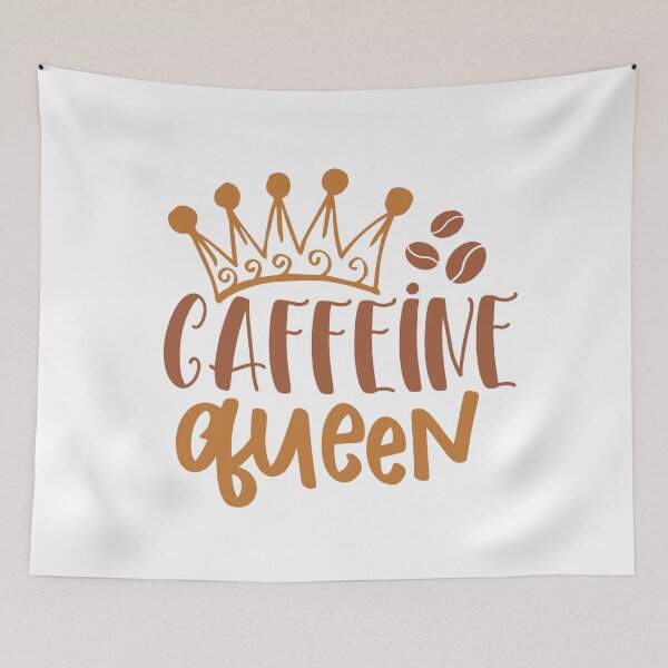 Item preview, Caffeine Queen. Sometimes you need a cup of joe.  Or a latte.   designed and sold by therapymama.