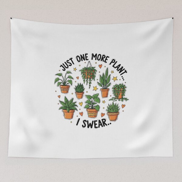 Item preview, JUST ONE MORE PLANT I SWEAR | Funny Plant Mom & Hoarder Gift | T-Shirt designed and sold by Clothesbest.