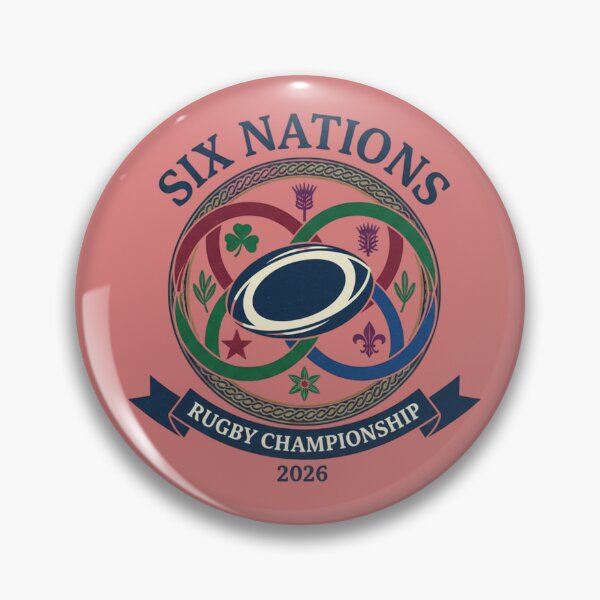 Item preview, Six Nations Rugby 2026 | Nations Crest Design | England Wales France Scotland Italy Ireland designed and sold by Artbesttopic.