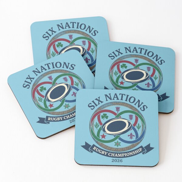Item preview, Six Nations Rugby 2026 | Nations Crest Design | England Wales France Scotland Italy Ireland designed and sold by Artbesttopic.