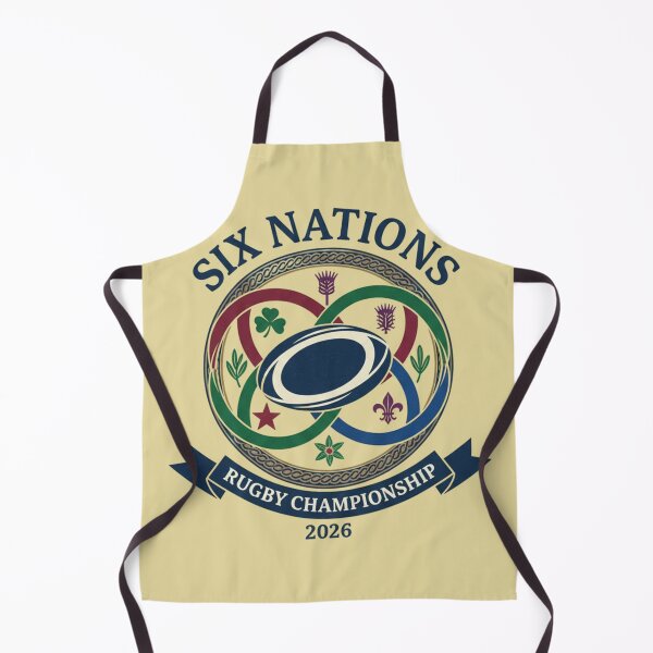 Item preview, Six Nations Rugby 2026 | Nations Crest Design | England Wales France Scotland Italy Ireland designed and sold by Artbesttopic.