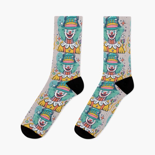 Item preview, Colorful Cute Smiling Clown – Fun Circus Character Art with Joyful Expression designed and sold by Cultradesign.