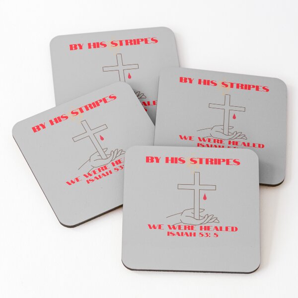 Item preview, By His Stripes We were Healed Isaiah 53:5  designed and sold by Mrs. Kizzy Gillis Heavenly-Merch.