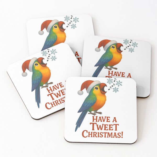 Item preview, Have a Tweet Christmas – Funny Parrot Vet Holiday Pun designed and sold by Bettybee00.