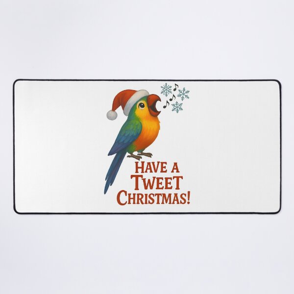 Item preview, Have a Tweet Christmas – Funny Parrot Vet Holiday Pun designed and sold by Bettybee00.