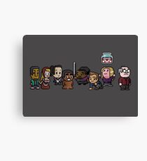 8-Bit Community Canvas Print