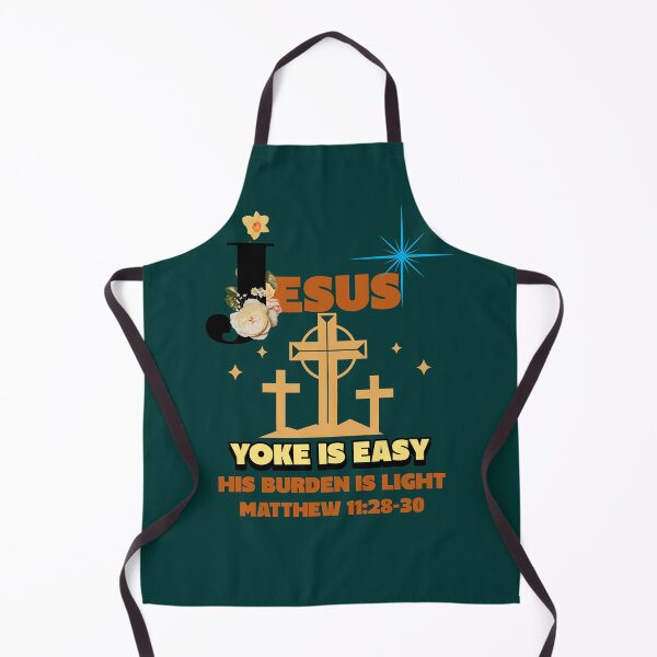 Item preview, Jesus Yoke Is Easy His Burden Is Light Matthew 11:28-30  designed and sold by Mrs. Kizzy Gillis Heavenly-Merch.