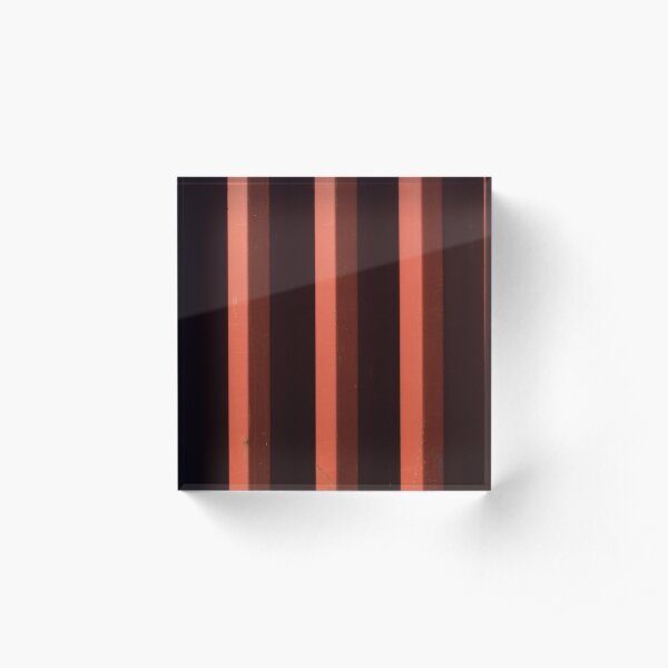 Rusty Shipping Container Panels Acrylic Block
