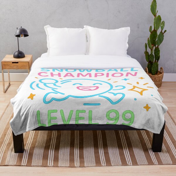 Item preview, Level 99 Snowball Champion – Cute Winter Cartoon designed and sold by Savannarojas.