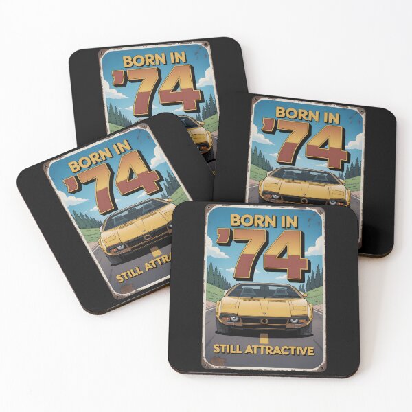Item preview, Born in '74 Pantera car - retro metal plate advertising designed and sold by Museum Of Non-Existing Art.