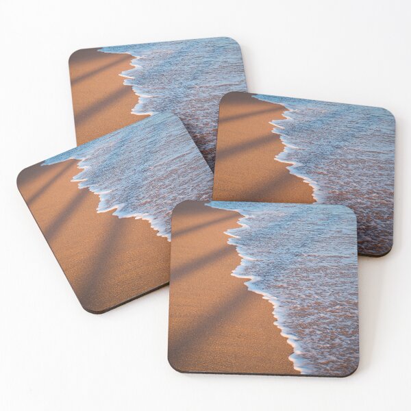 Item preview, Golden Shoreline at Sunrise with Gentle Foam designed and sold by Por.Ahi.PR.