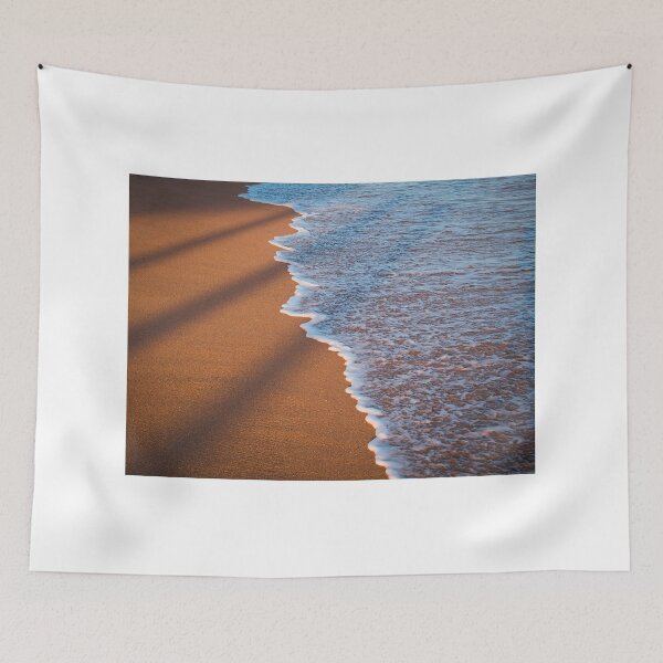 Item preview, Golden Shoreline at Sunrise with Gentle Foam designed and sold by Por.Ahi.PR.