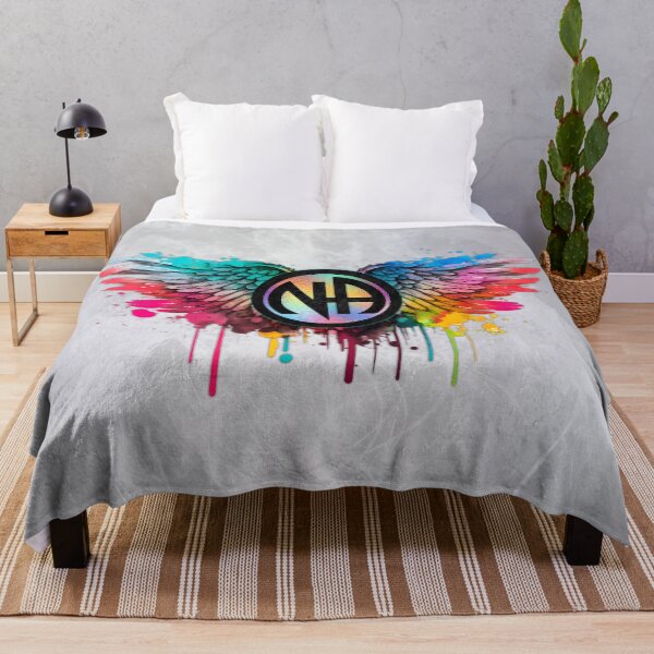 Item preview, “Freedom in Recovery” Narcotics Anonymous Winged Emblem | Rainbow Hope & Strength Art designed and sold by artistwill.