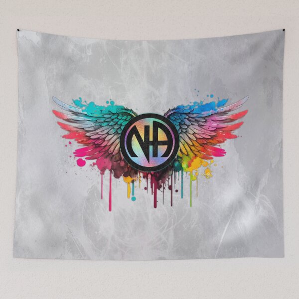 Item preview, “Freedom in Recovery” Narcotics Anonymous Winged Emblem | Rainbow Hope & Strength Art designed and sold by artistwill.