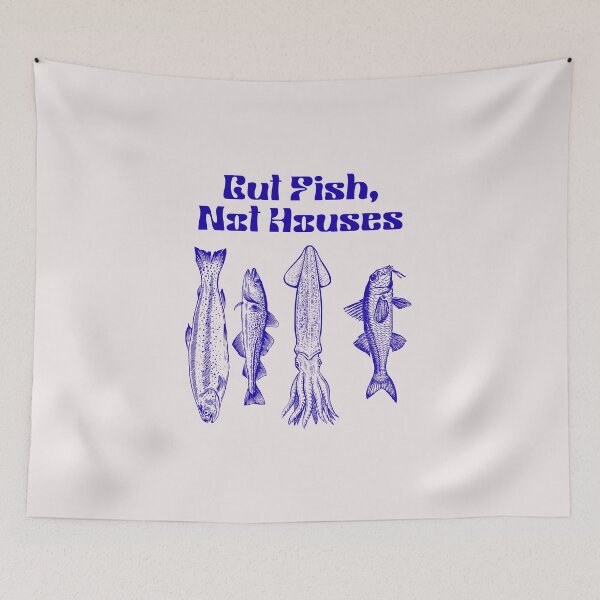 Item preview, Coastal ِmarine life Gut Fish, Not Houses Coastal Conservation designed and sold by faridman.
